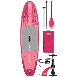 CORAL Advanced All Round iSUP - 10'2" / 310cm - Raspberry Pink