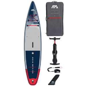 HYPER Double Chamber Adventure Stand Up Paddle Board - 12'6" / 381cm - Navy Blue