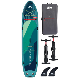 SUPER TRIP TANDEM 14'0" Inflatable Stand Up Paddle Board Package