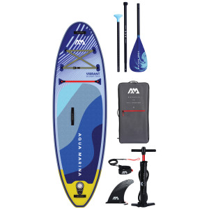 VIBRANT Youth 8'0" Inflatable Stand Up Paddleboard Package 2024