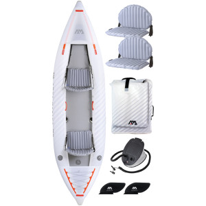 Aqua Marina HALVE 398 Ultra-Light Premium TPU Inflatable Kayak 1/2 People