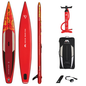Aqua Marina Race 14'0" Inflatable Stand Up Paddleboard Package